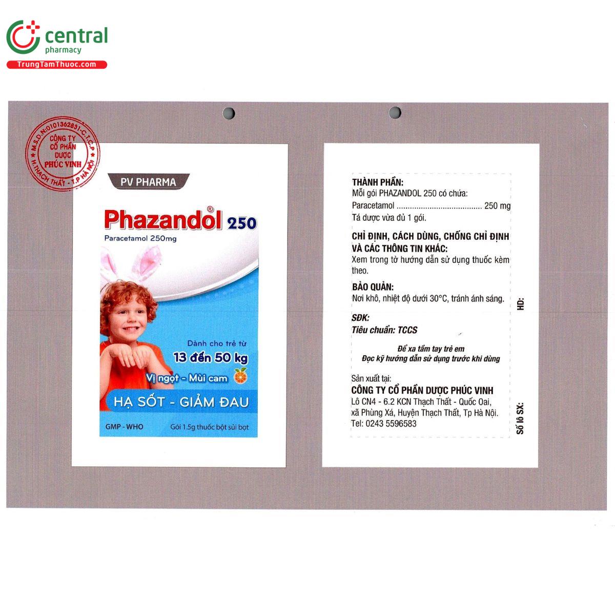 phazandol 250 6 P6141 phazandol 250 6 P6141