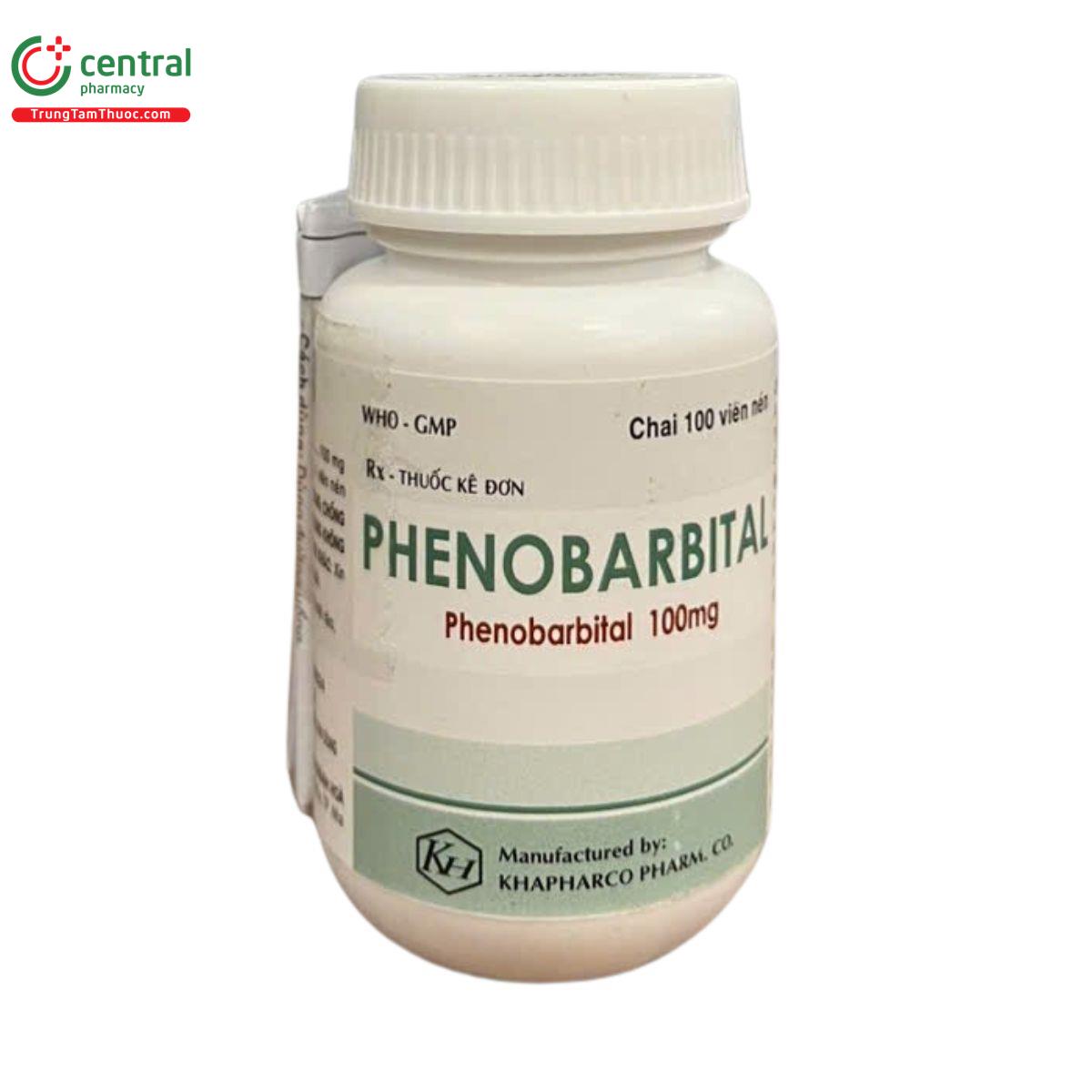 phenobarbital 100mg khapharco 3 K4470