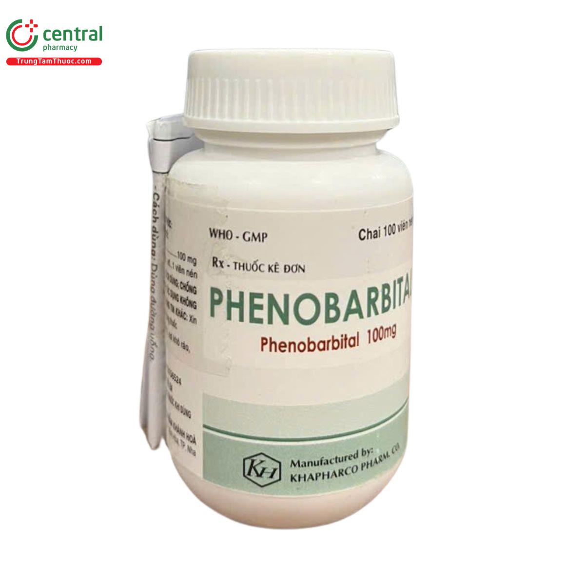 phenobarbital 100mg khapharco 4 D1486