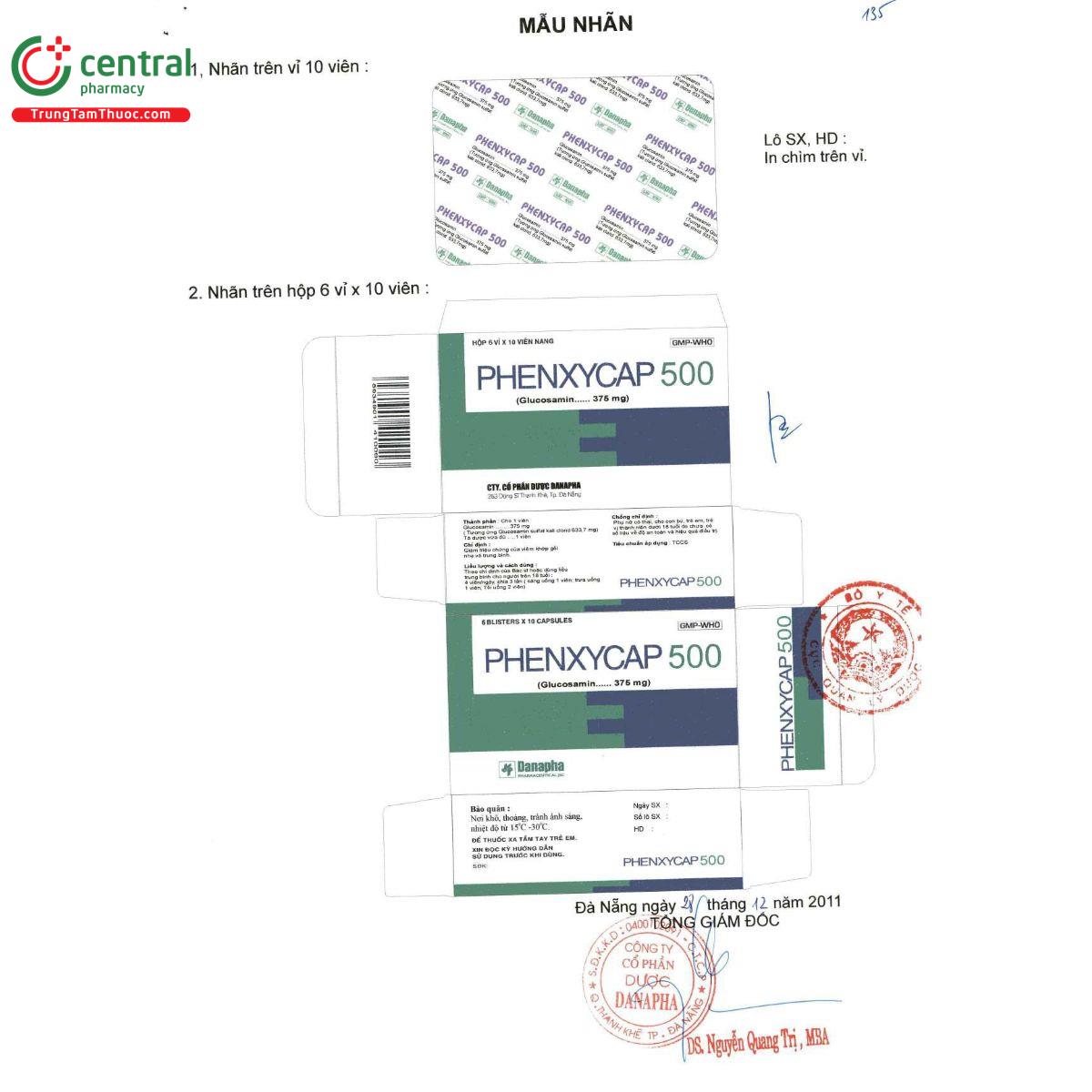 phenxycap 500 3 F2746 phenxycap 500 3 F2746