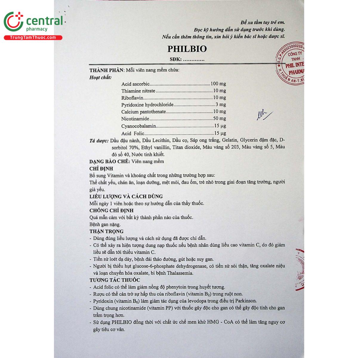 philbio 9 N5863 philbio 9 N5863