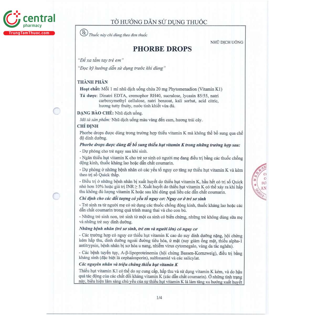 phorbe drops 5 L4048 phorbe drops 5 L4048