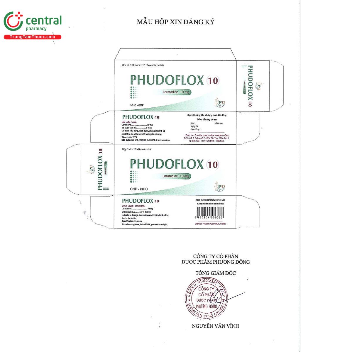 phudoflox 10mg 3 F2764 phudoflox 10mg 3 F2764
