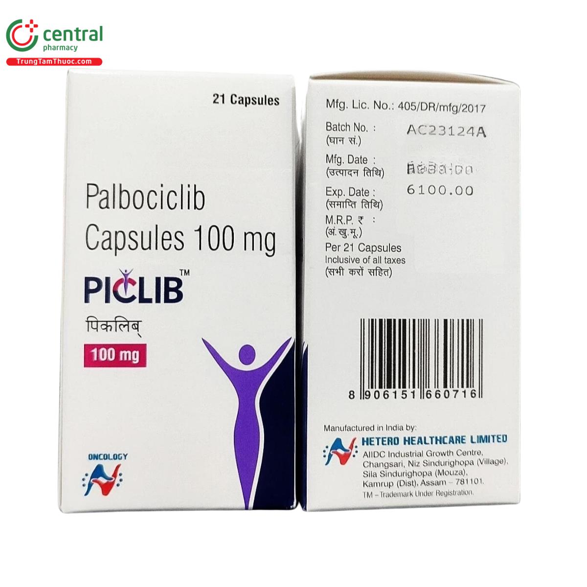 piclib 100mg 4 Q6330