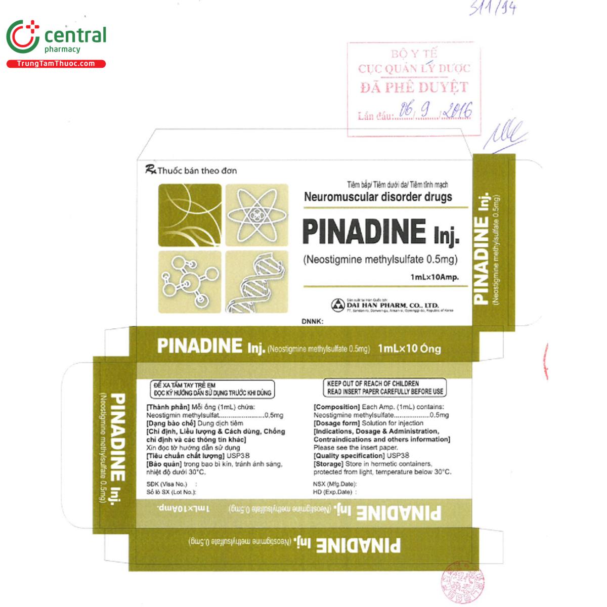 pinadine inj 3 N5785 pinadine inj 3 N5785