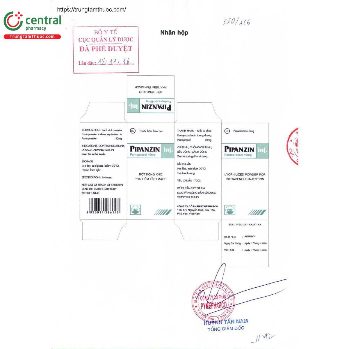pipanzin inj 5 O6402 pipanzin inj 5 O6402