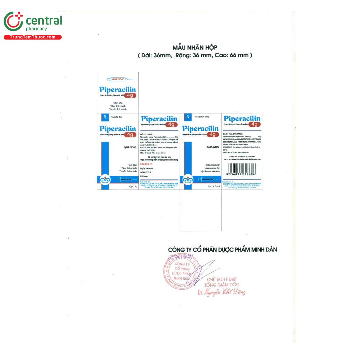 piperacilin 4g 3 E2330 piperacilin 4g 3 E2330
