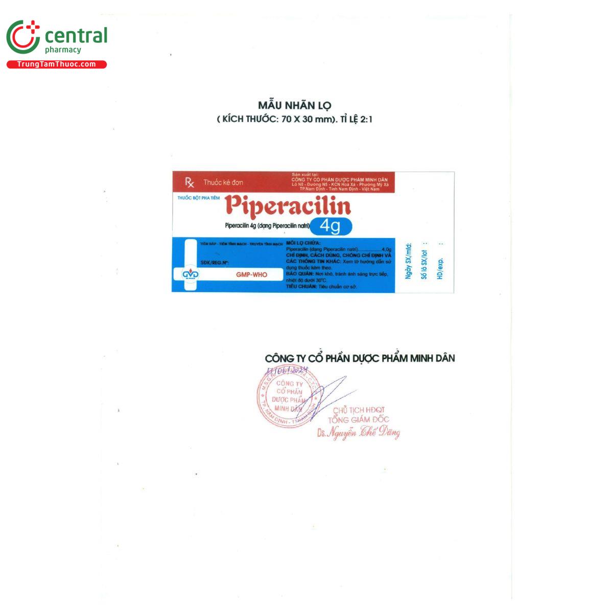 piperacilin 4g 4 U8603 piperacilin 4g 4 U8603
