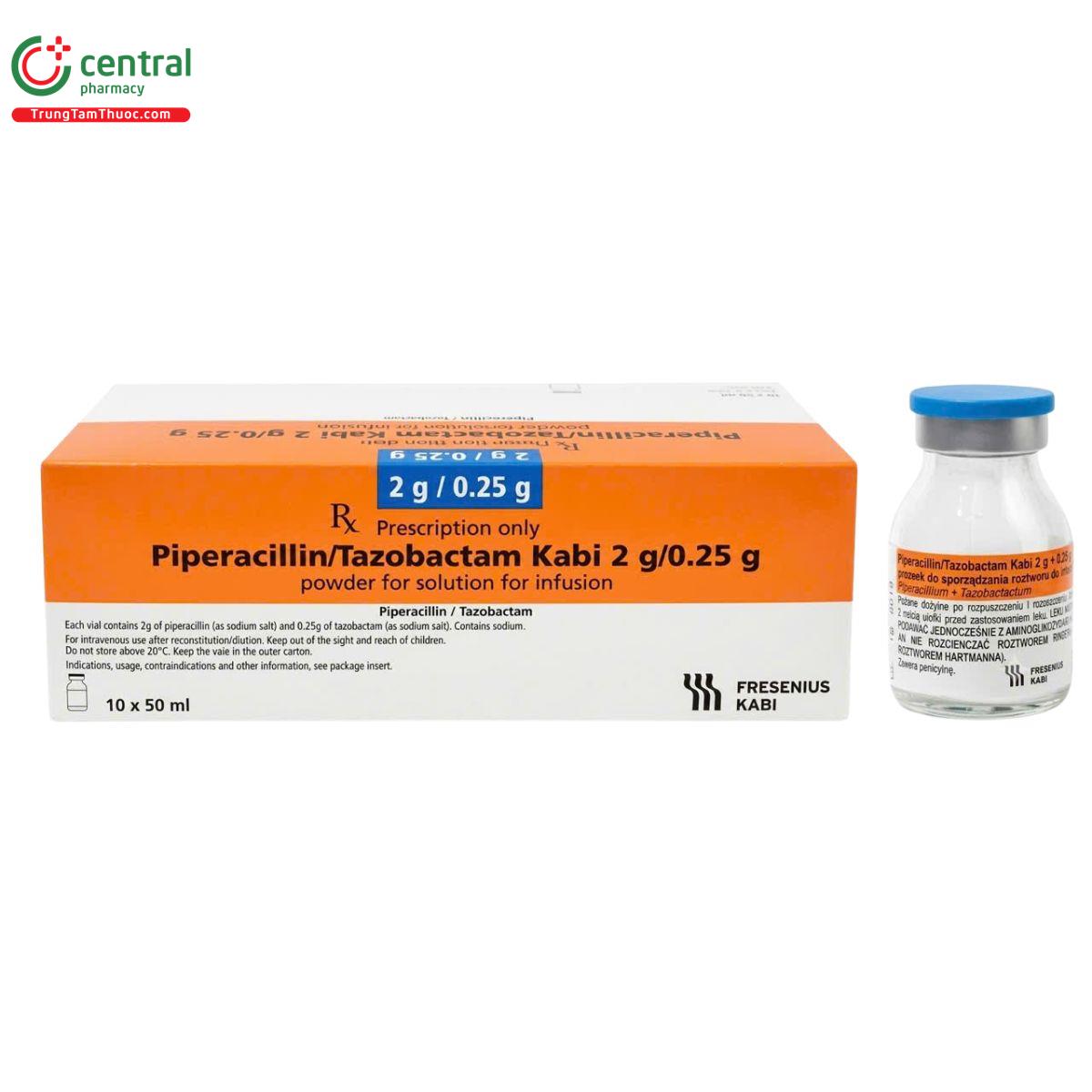 piperacillin tazobactam kabi 2g 0 25mg 1 K4085 piperacillin tazobactam kabi 2g 0 25mg 1 K4085