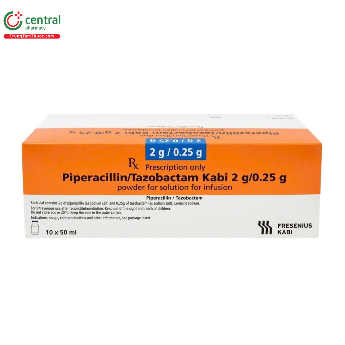 piperacillin tazobactam kabi 2g 0 25mg 2 R7632 piperacillin tazobactam kabi 2g 0 25mg 2 R7632