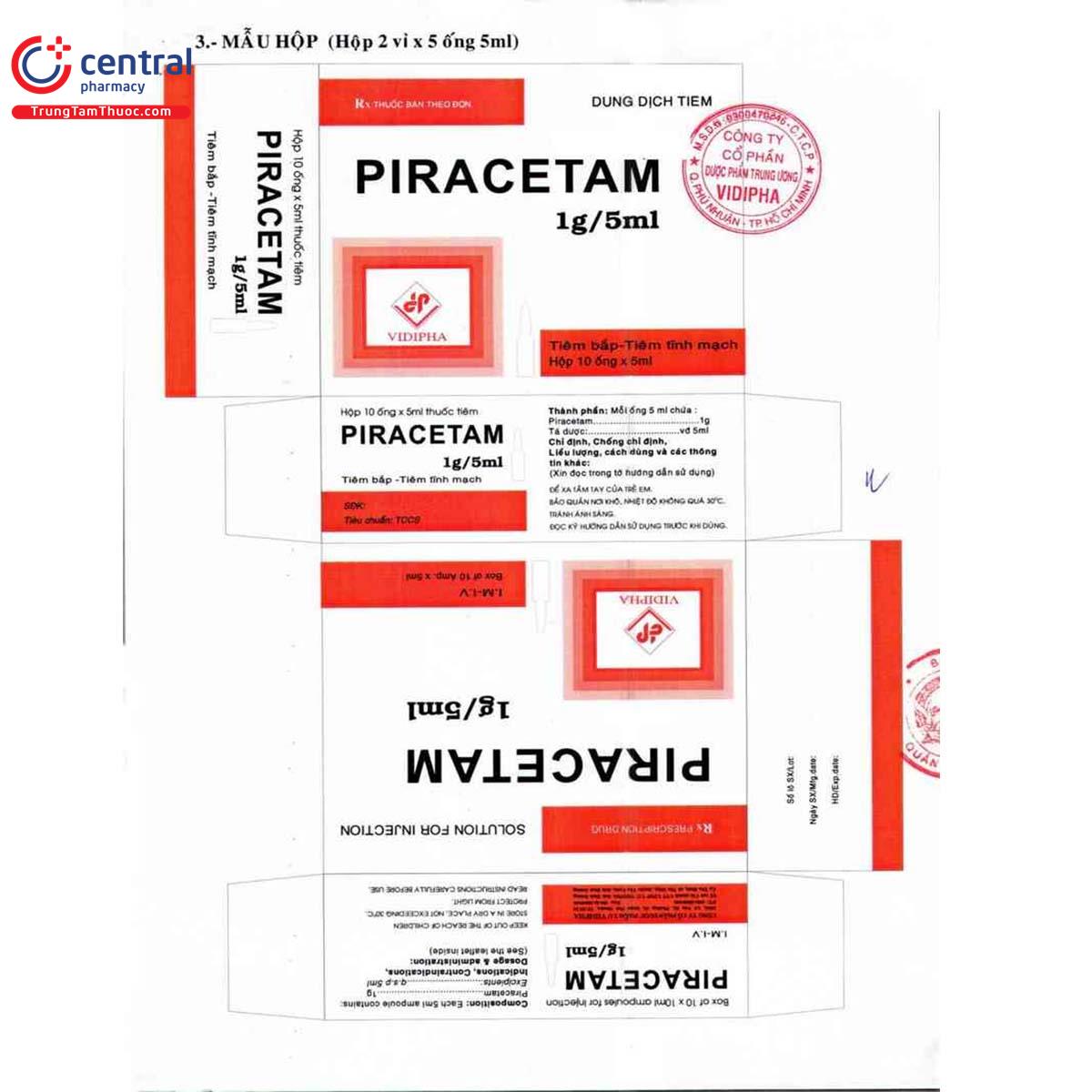 piracetam 1g 5ml vidipha 1 M4055