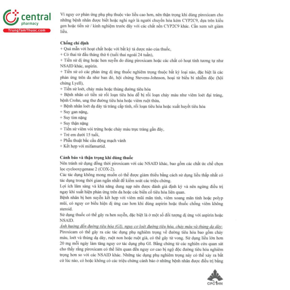 piromix sup 20mg 4 M5747