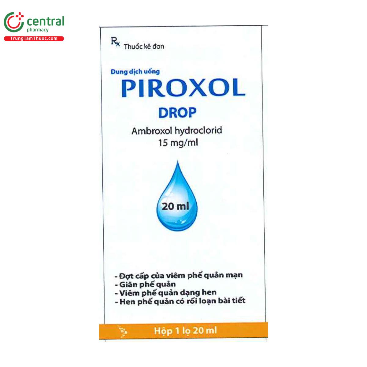 piroxol drop 15mg ml 10 D1421 piroxol drop 15mg ml 10 D1421