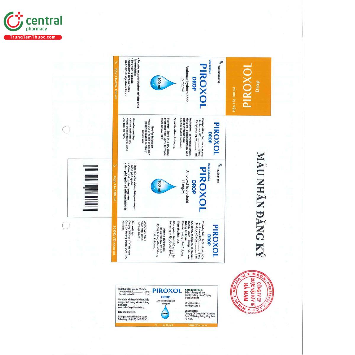 piroxol drop 15mg ml O5884 piroxol drop 15mg ml O5884
