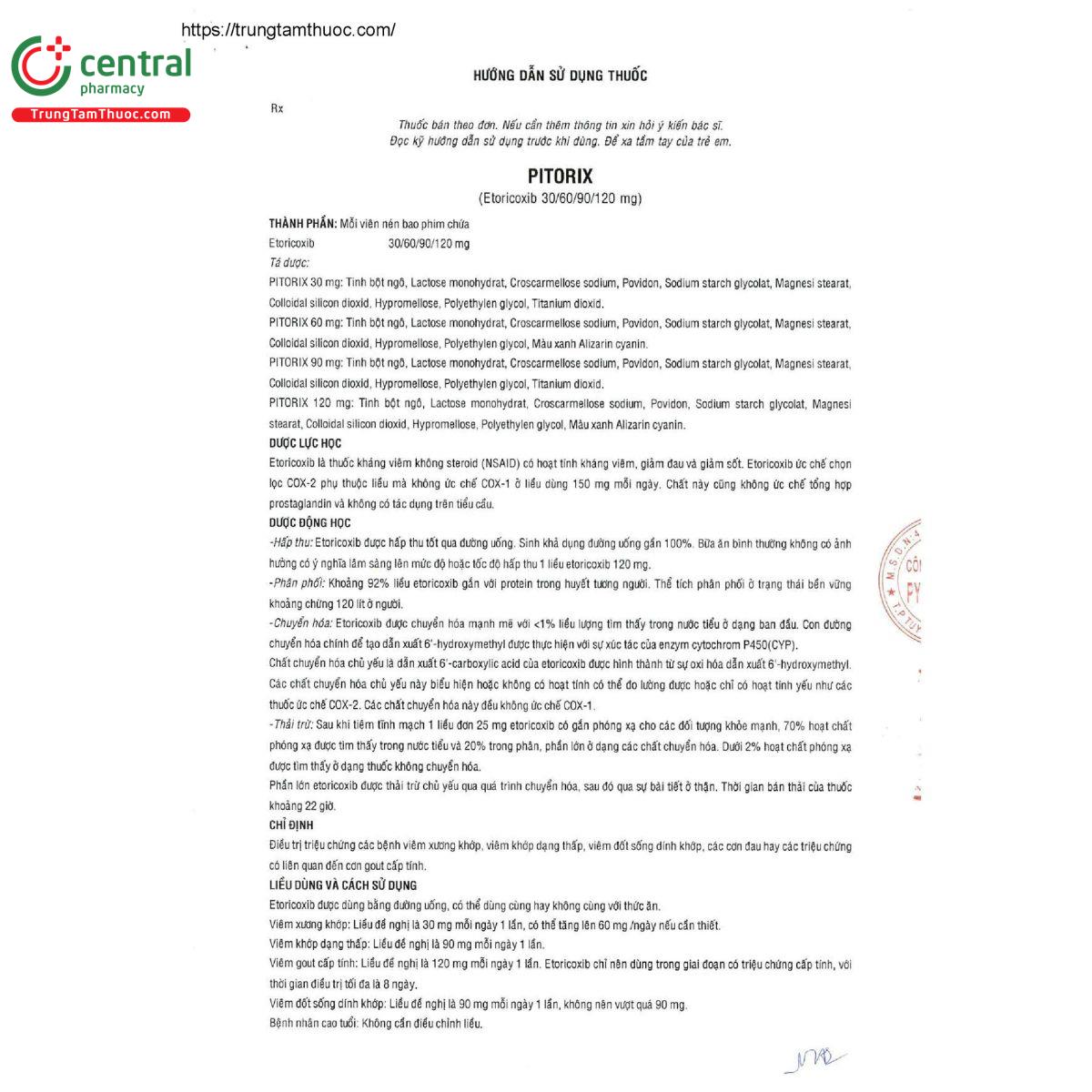 pitorix 60mg 7 V8137 pitorix 60mg 7 V8137