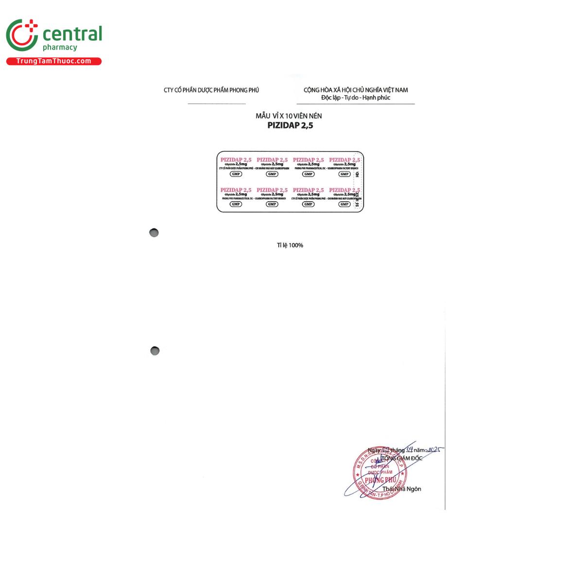 pizidap 25 6 H2714