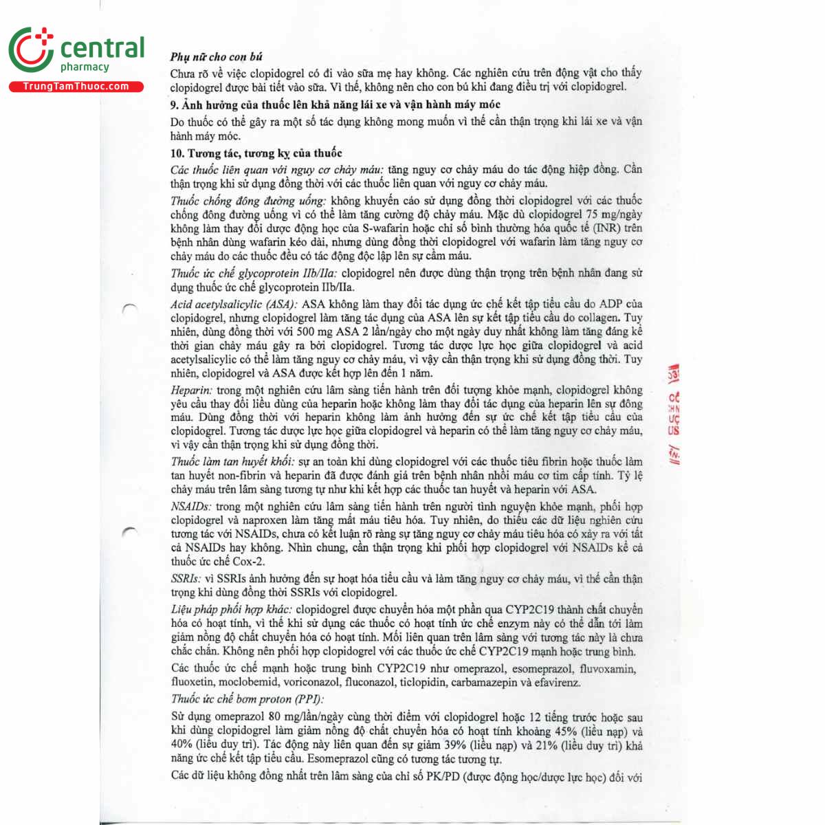 plainic 75mg 6 V8843