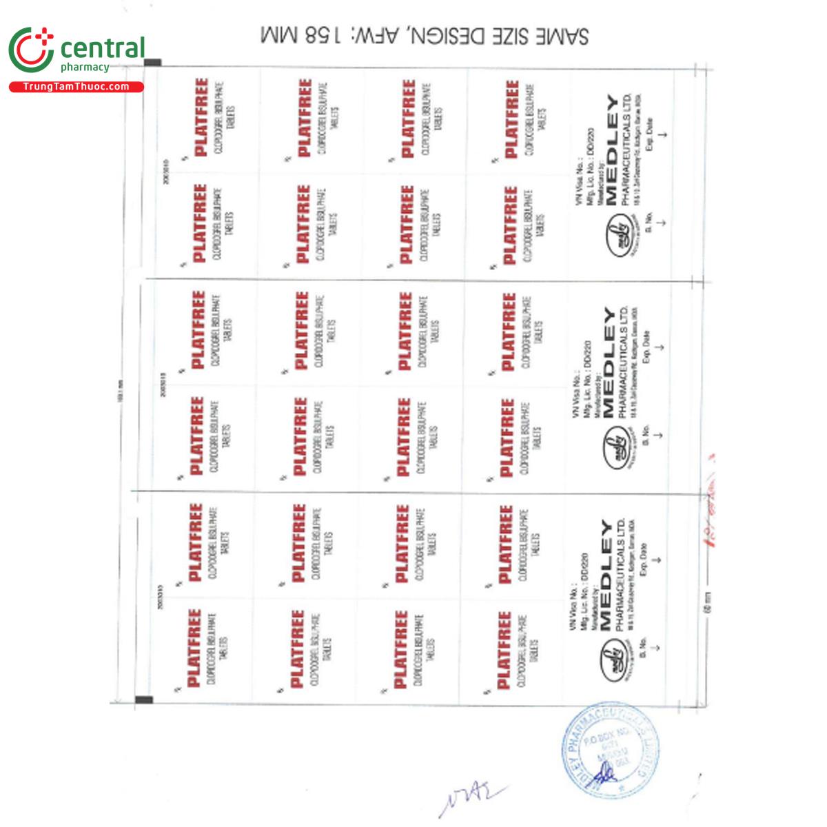 platfree 75mg 4 J4333 platfree 75mg 4 J4333