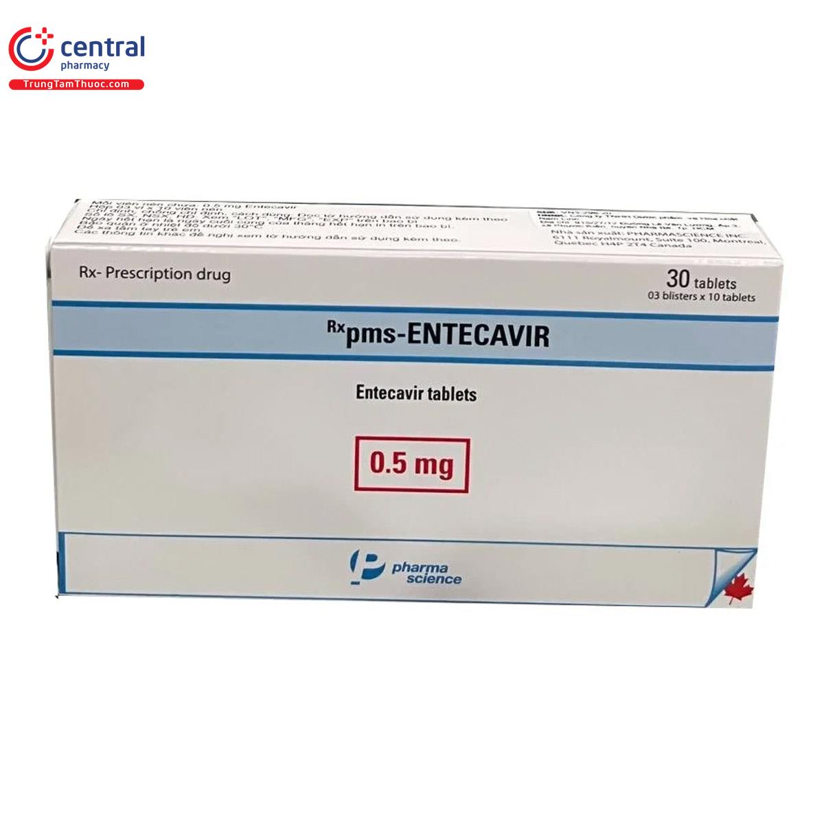 pms entecavir 0 5mg 4 G2384