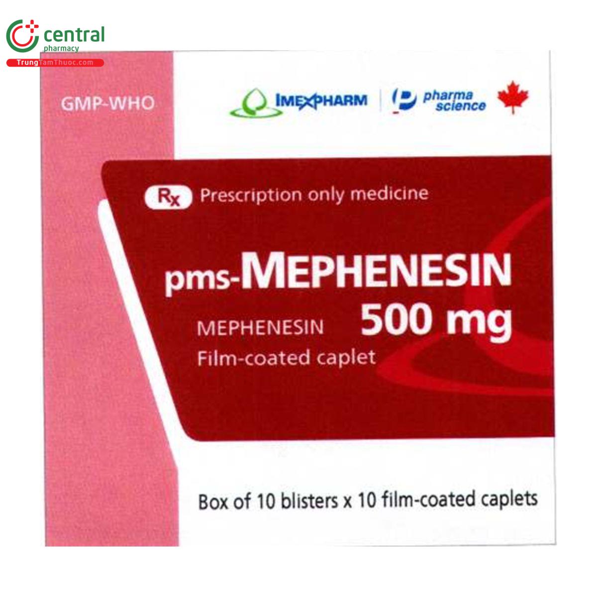 pms mephenesin 500mg 4 E1851 pms mephenesin 500mg 4 E1851