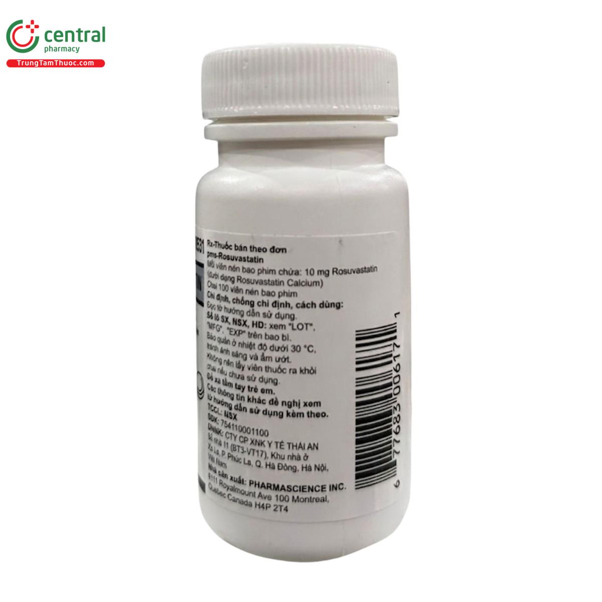 pms rosuvastatin 10mg 3 J3786