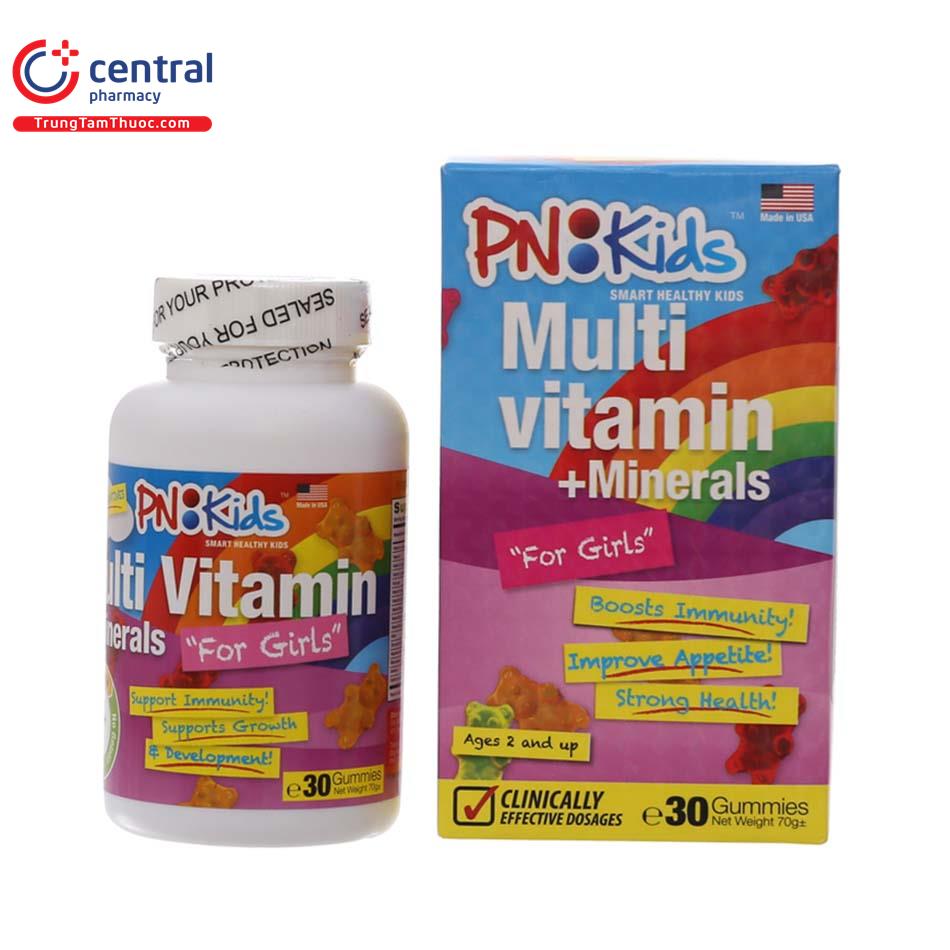pnkids mult vitamin minerals for girls 1 C0825