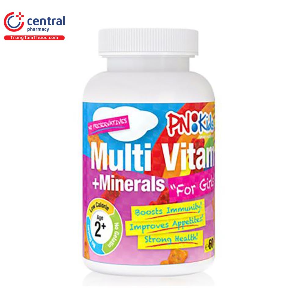 pnkids mult vitamin minerals for girls 10 T7540