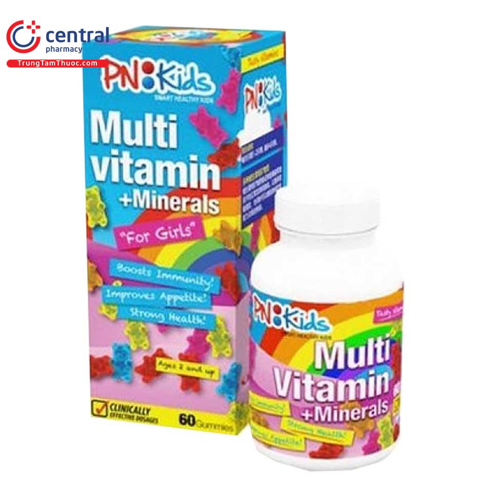 pnkids mult vitamin minerals for girls 5 V8024