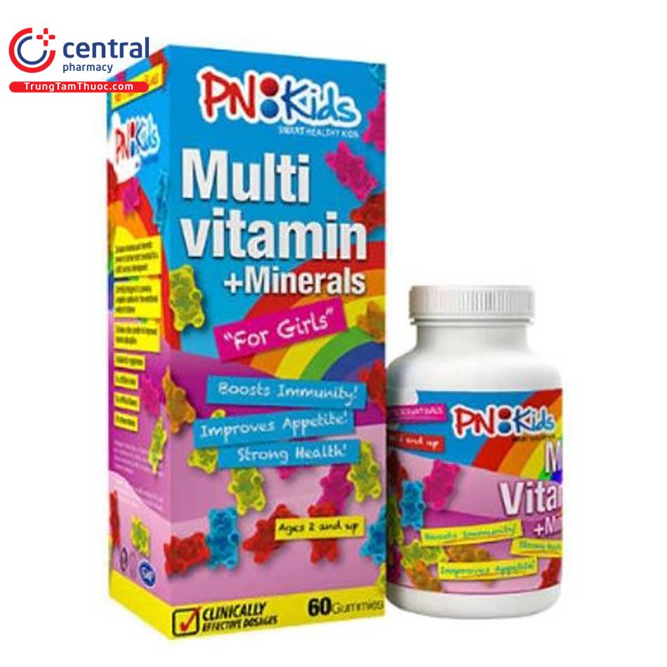 pnkids mult vitamin minerals for girls 7 S7868