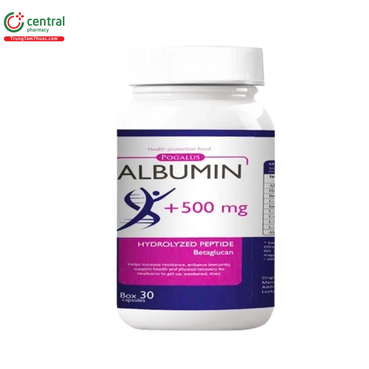 pogalus albumin 500mg 4 G2081 pogalus albumin 500mg 4 G2081