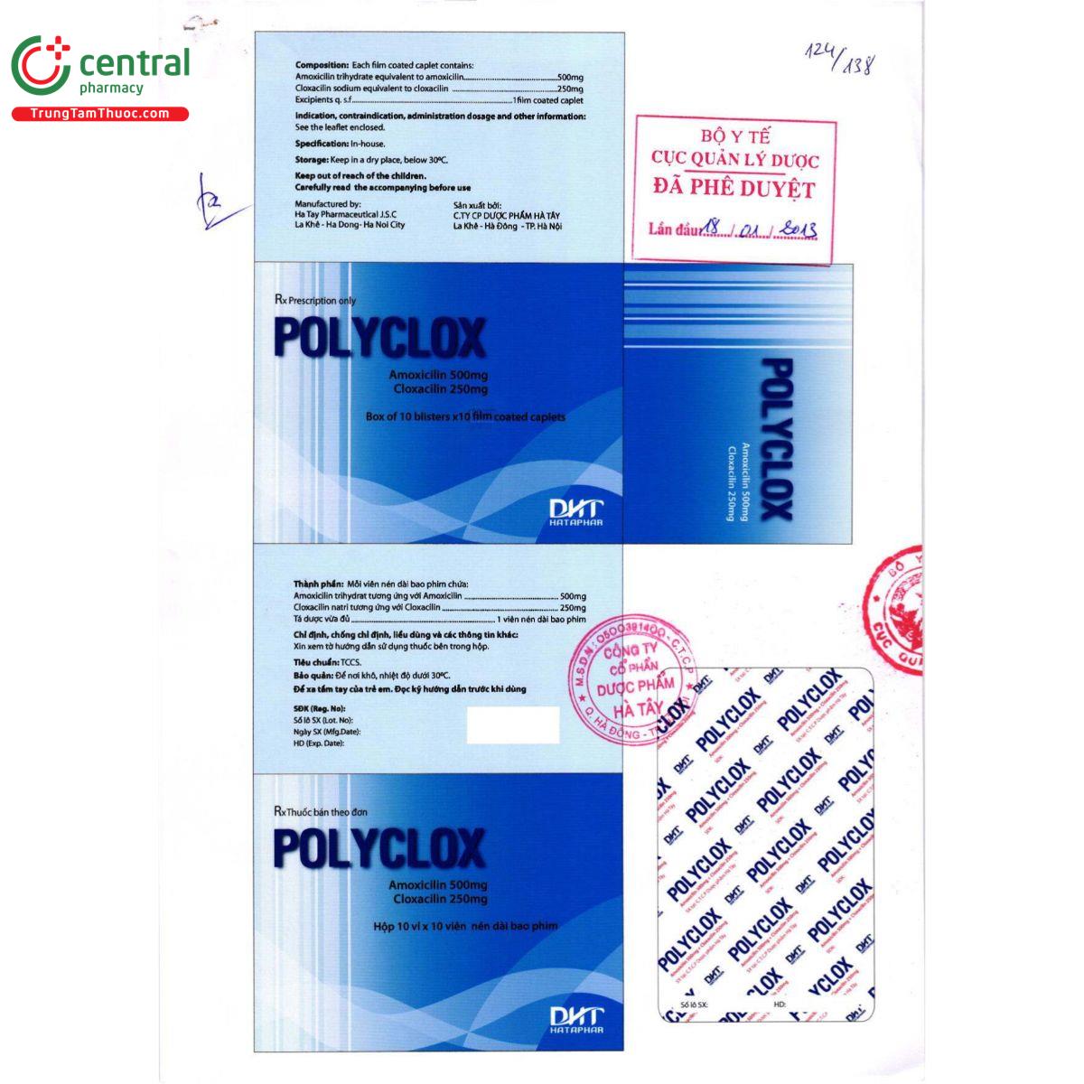 polyclox 750mg 7 I3654