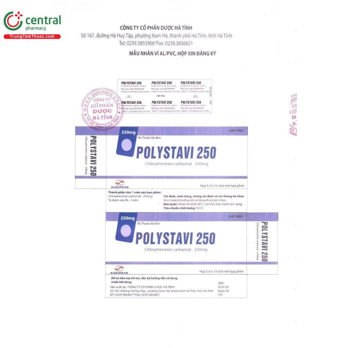polystavi 250mg 1 D1061