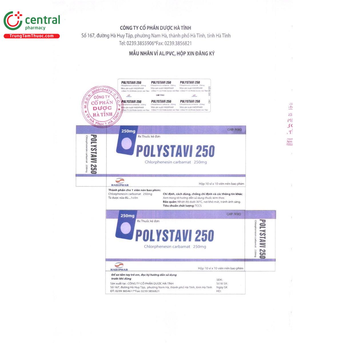 polystavi 250mg 1 D1061