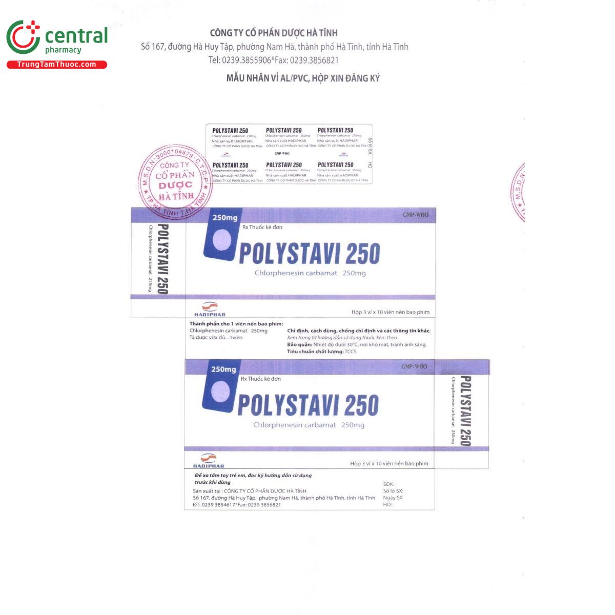 polystavi 250mg U8358