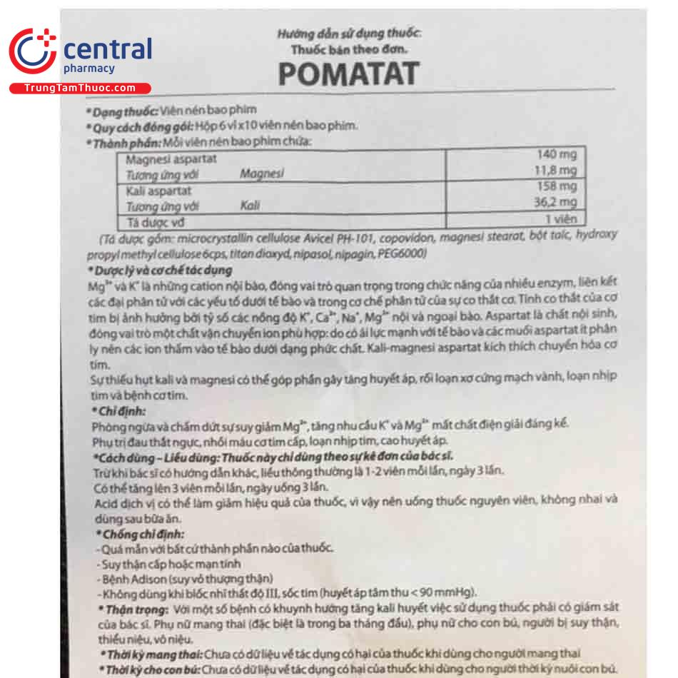 thuoc pomatat 14 M5352