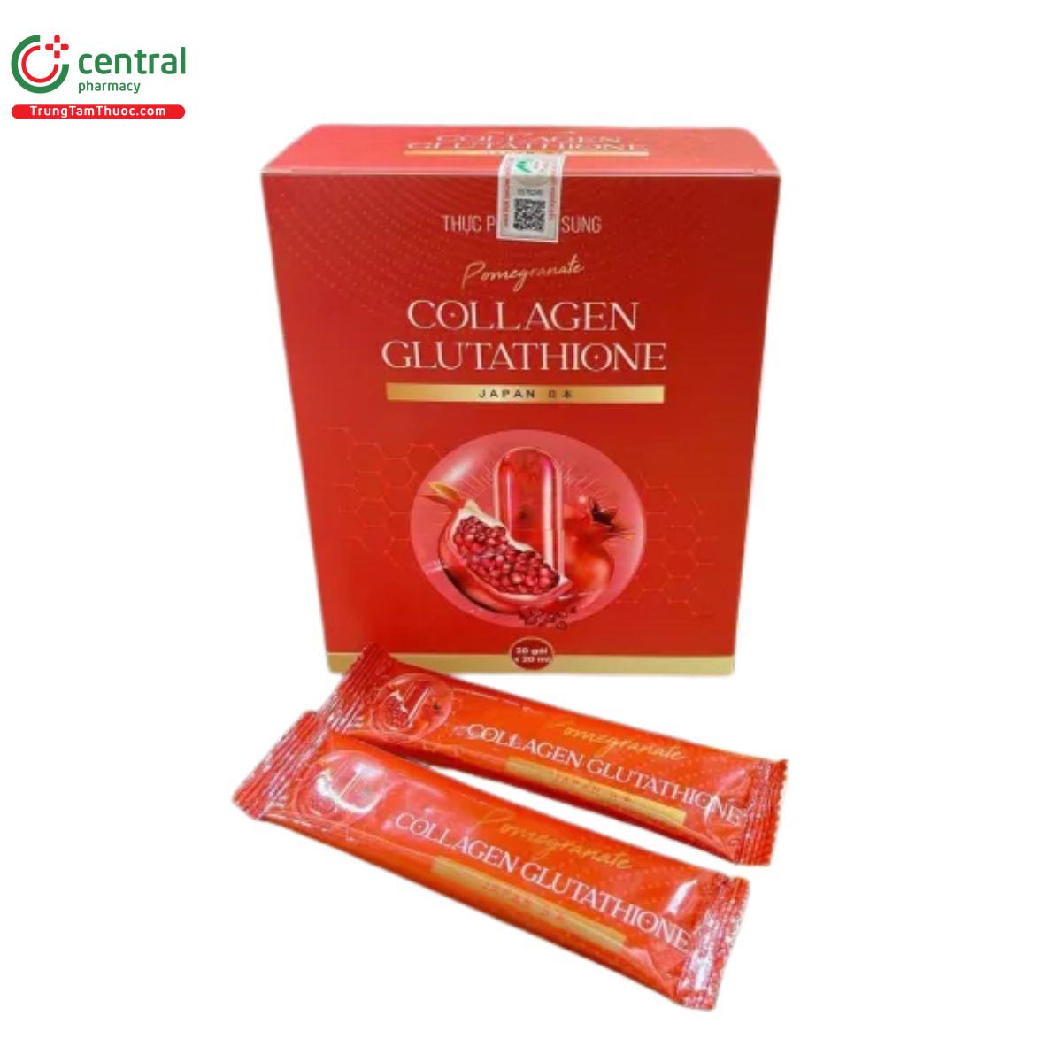 pomegranate collagen glutathione plus 1 J4404
