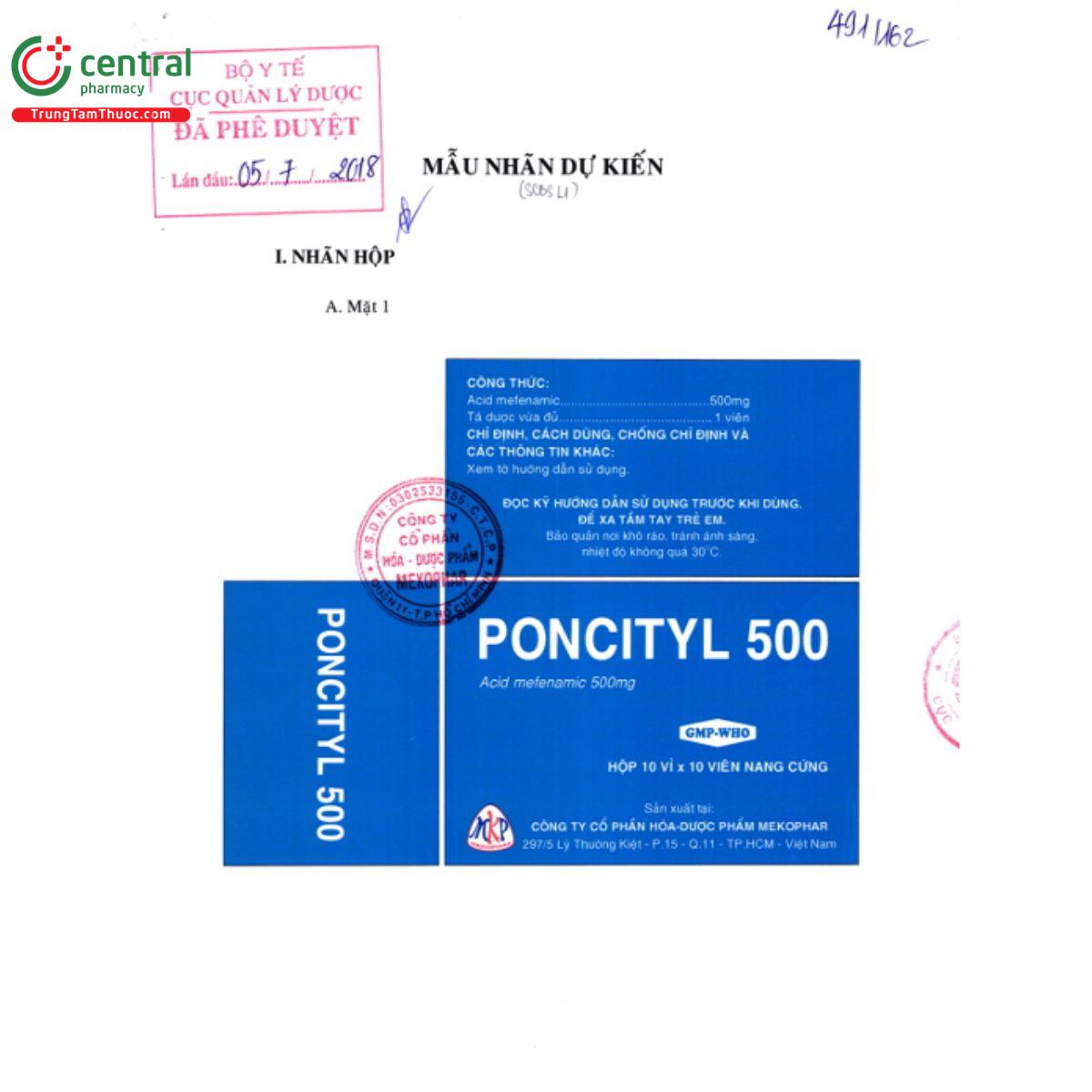 poncityl 500 11 I3121
