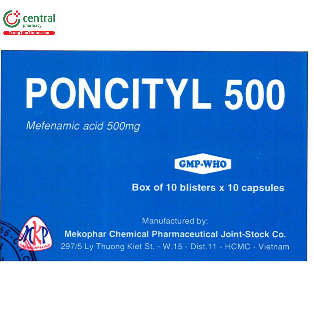 poncityl 500 12 B0384