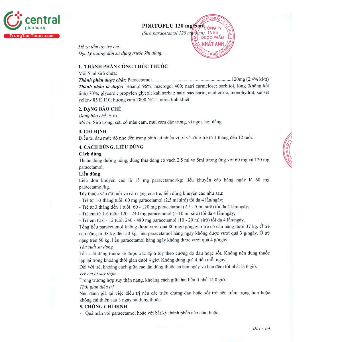 portoflu 120 mg5 ml 2 N5871