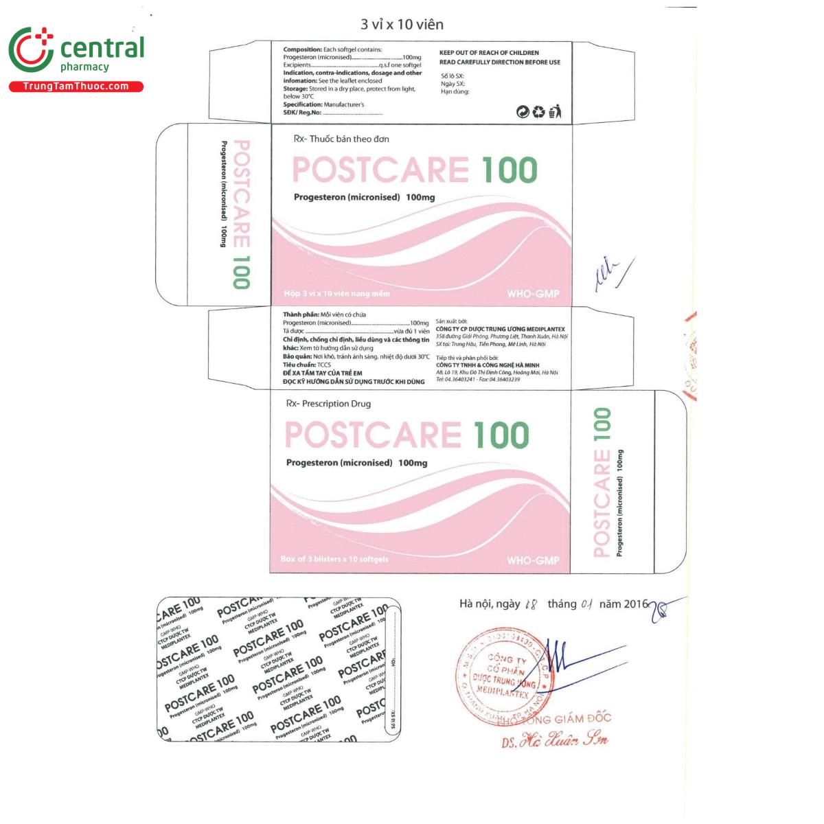 postcare 100 6 N5758