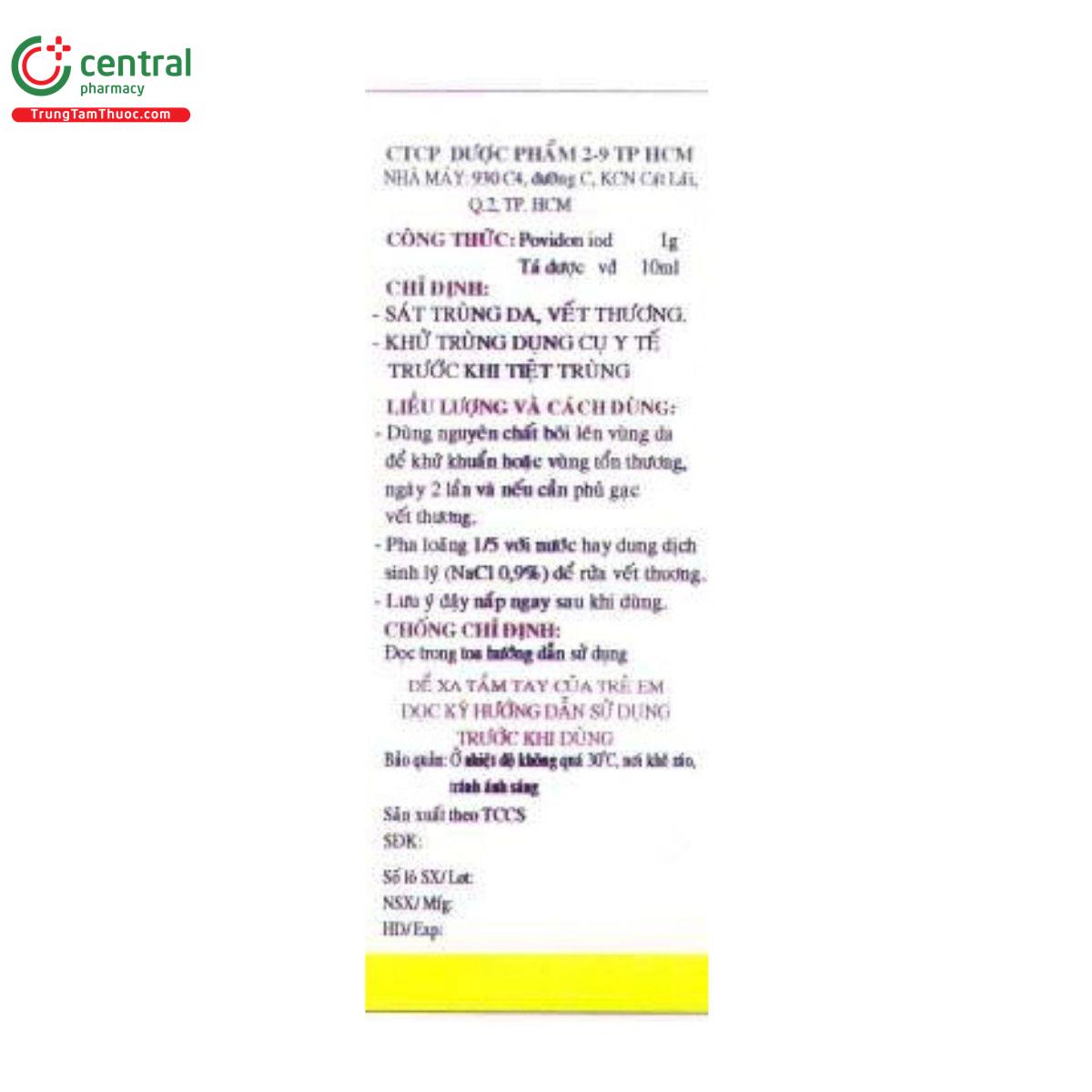 povidon iod 10 nadyphar 4 U8136 povidon iod 10 nadyphar 4 U8136