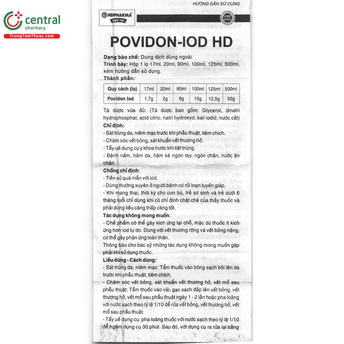 povidon iod hd 7 E1872