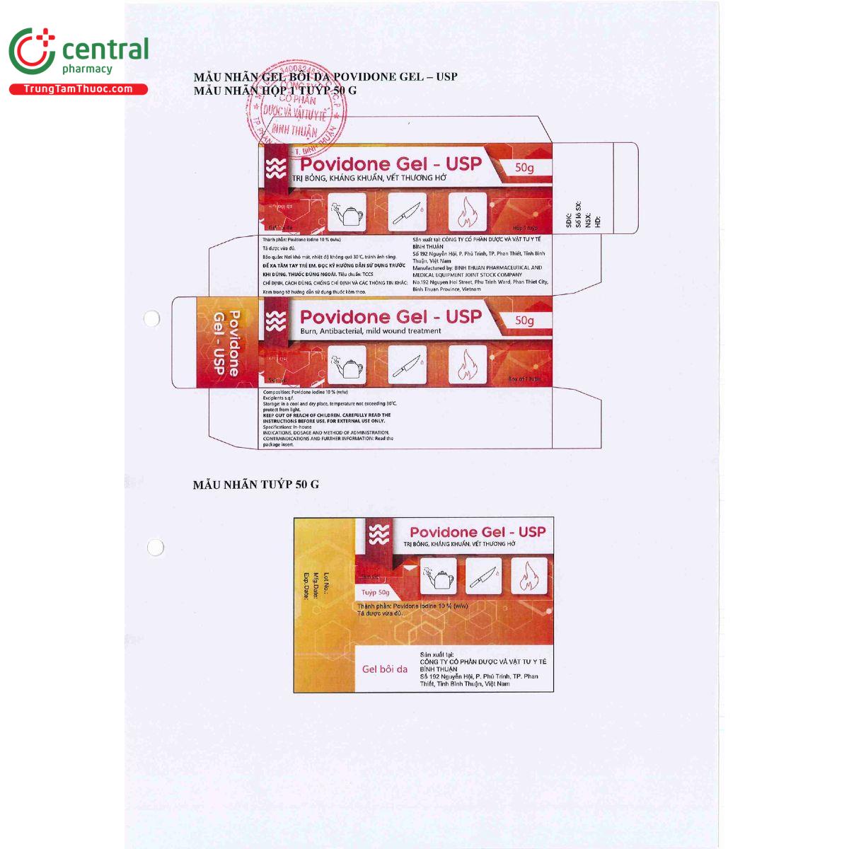 povidone gel usp 5 O6862