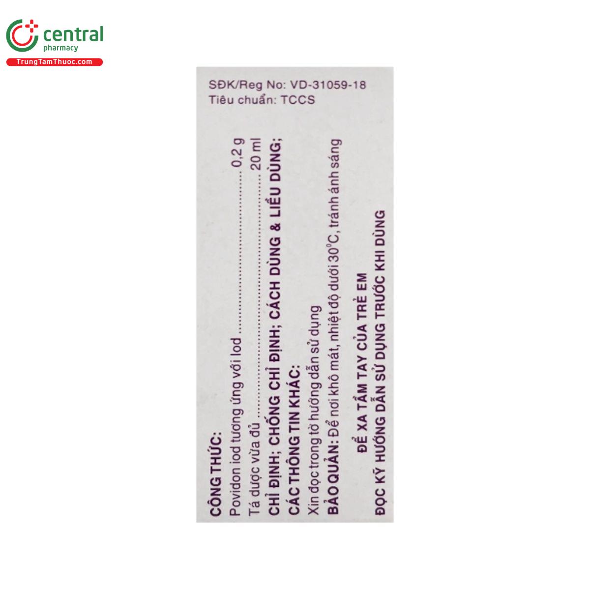 povidone iodine 10 20ml ft pharma 4 E1141 povidone iodine 10 20ml ft pharma 4 E1141