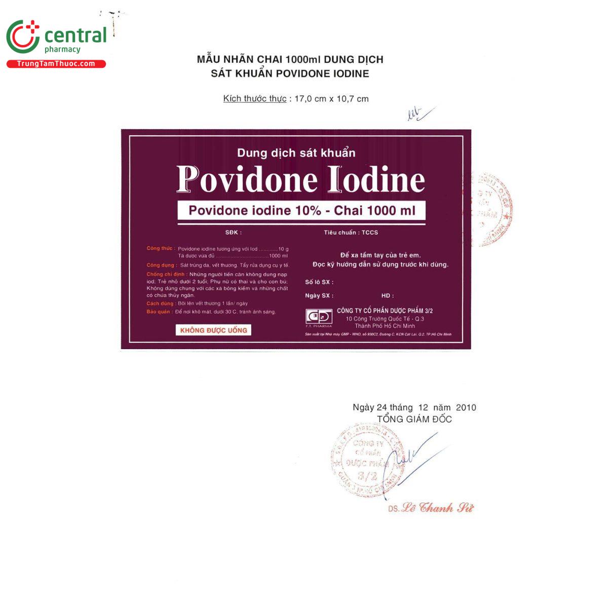 povidone iodine 10 20ml ft pharma 6 J3110 povidone iodine 10 20ml ft pharma 6 J3110