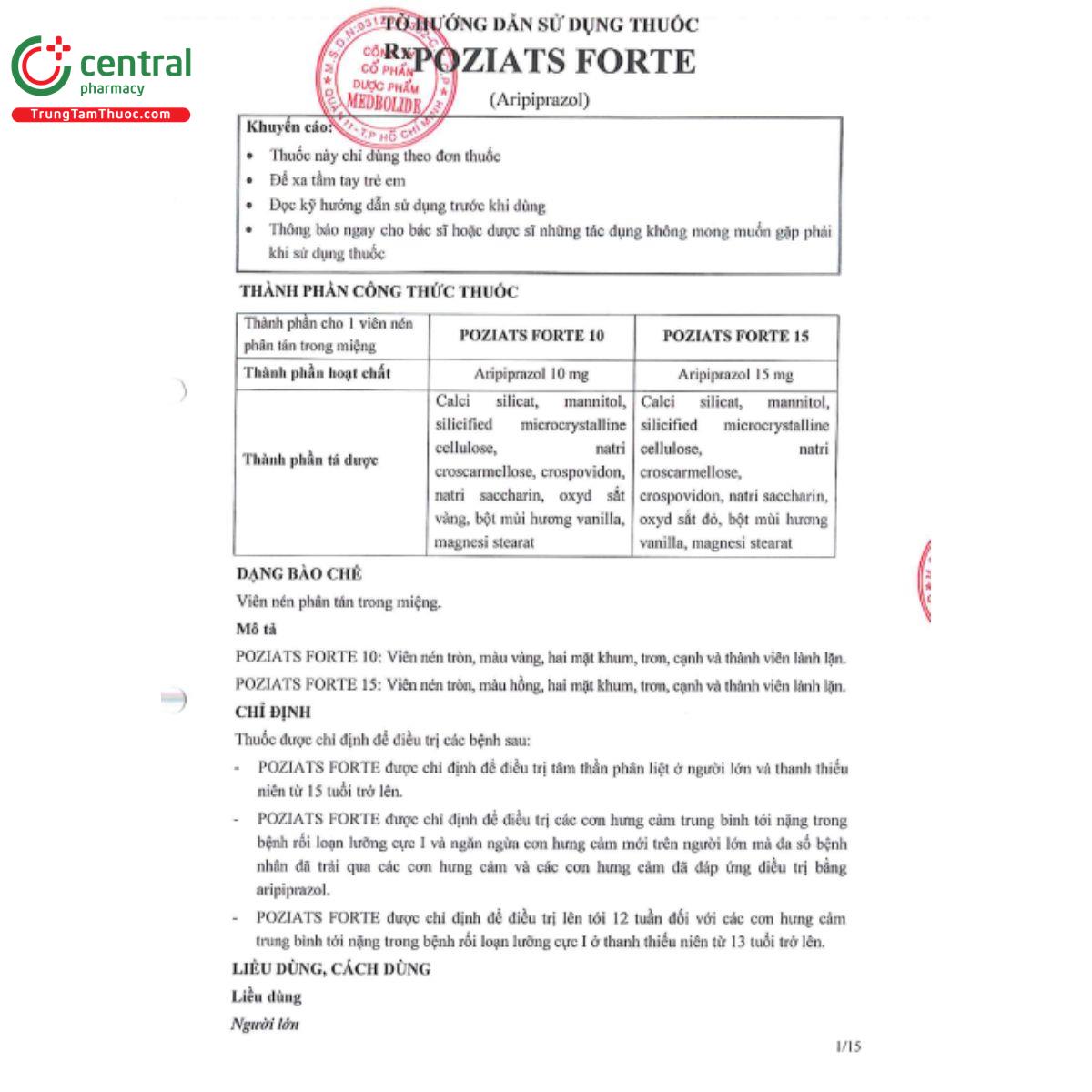 poziats forte 15mg 3 E1107 poziats forte 15mg 3 E1107