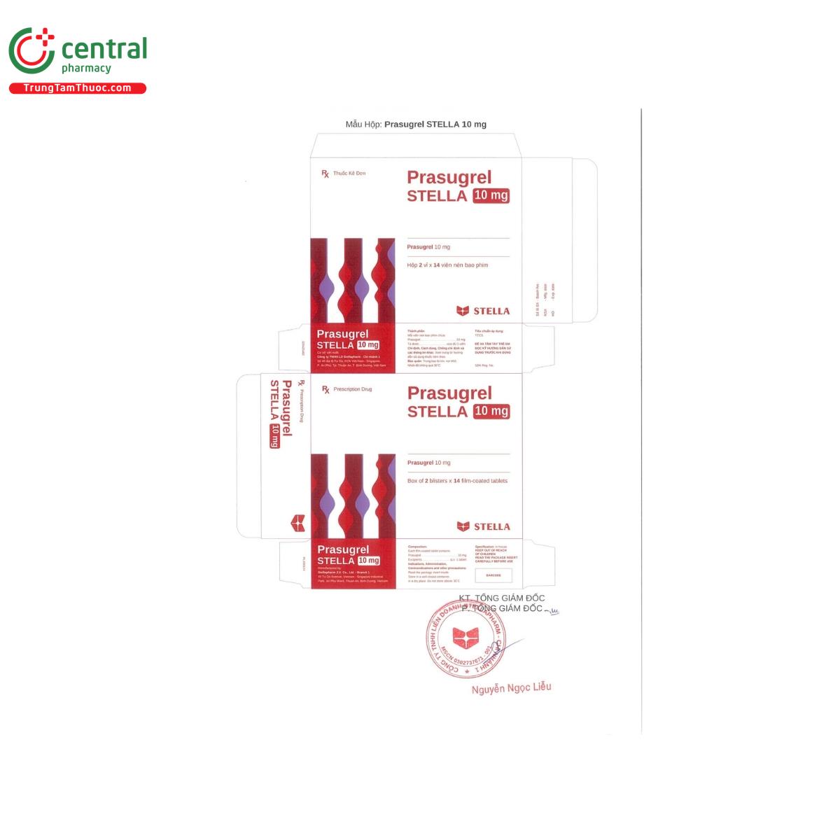 prasugrel stella 10mg 2 L4626 prasugrel stella 10mg 2 L4626