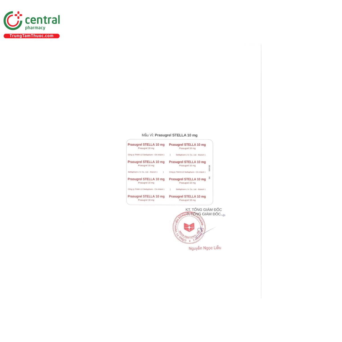 prasugrel stella 10mg 6 U8440 prasugrel stella 10mg 6 U8440