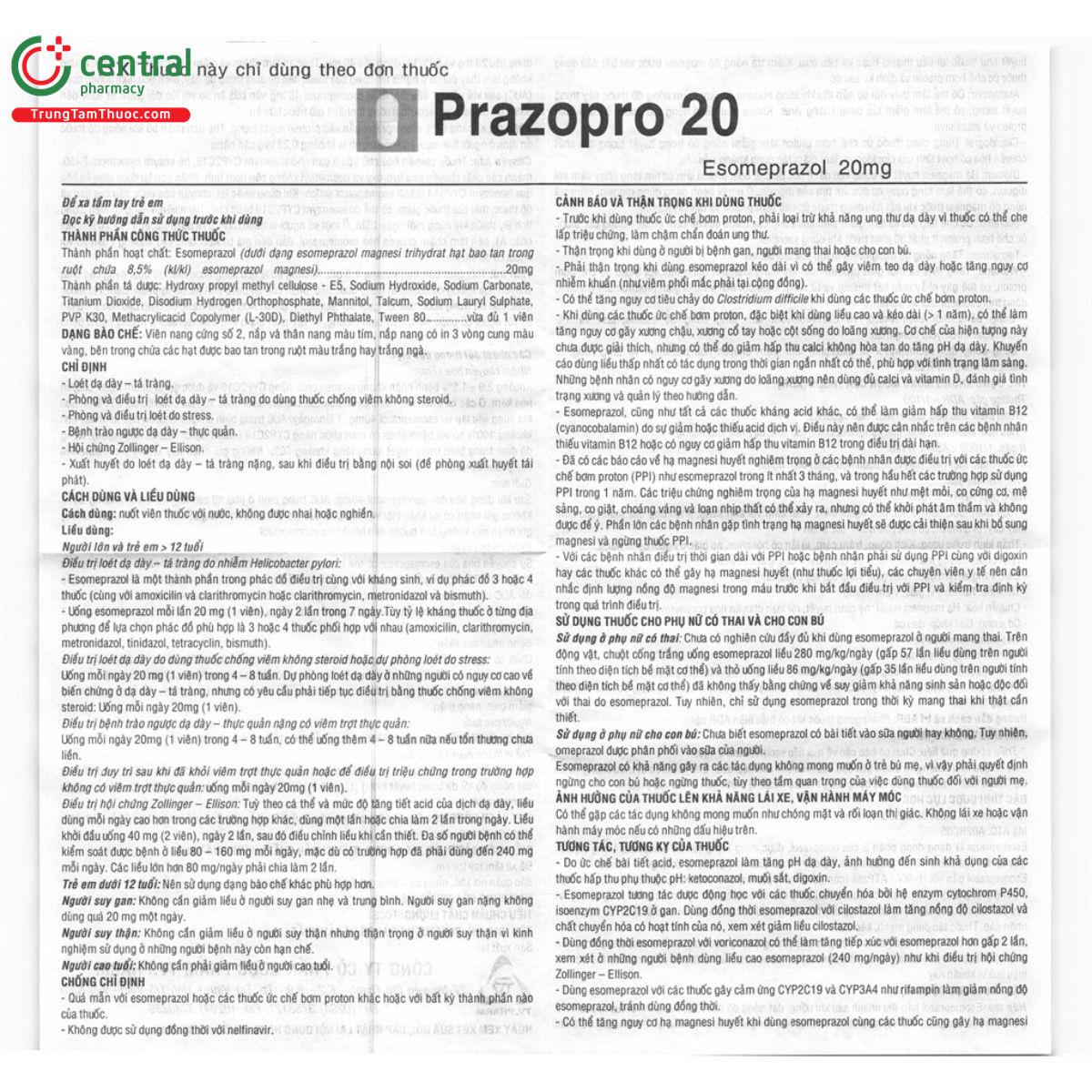 prazopro 20 7 S7535