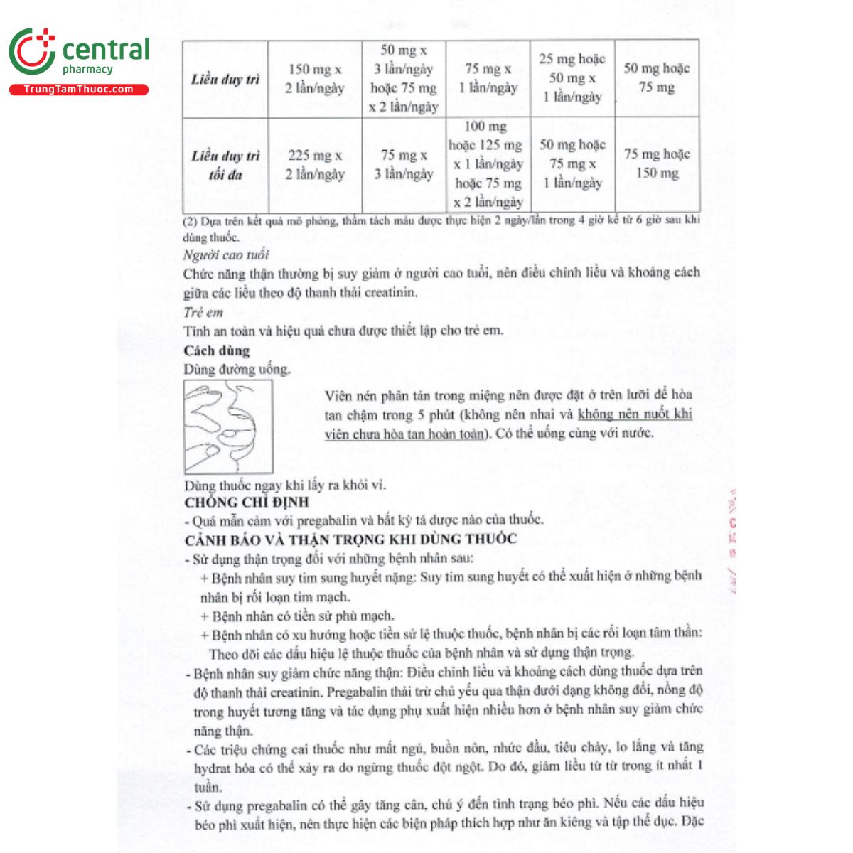 prebarica odt 75mg 5 C0413